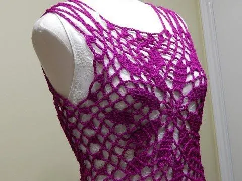 Blusa Bugambilia Crochet parte 1 de 2 - YouTube