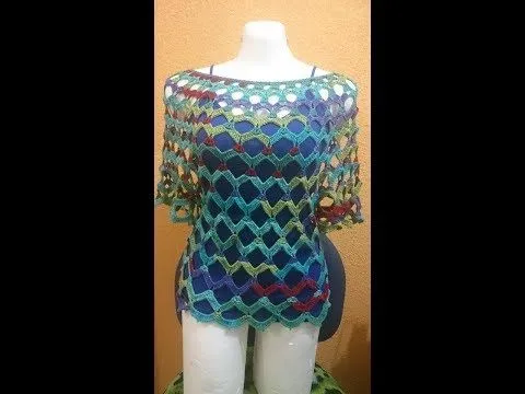 BLUSA CALADA CROCHET VIDEO 1 - YouTube