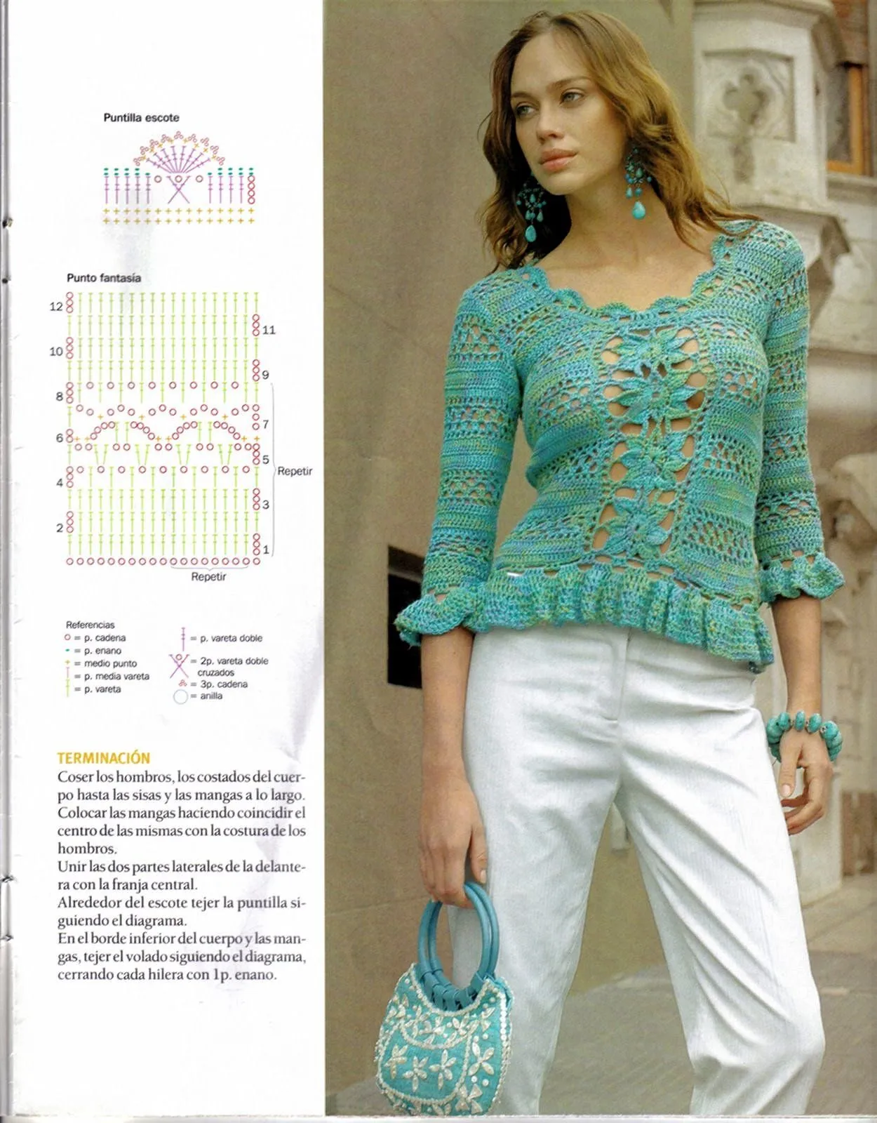 Ruthy Crochet y más...: Blusas ideales para primavera