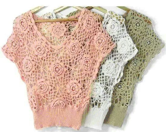 Blusas caladas sin patrón | CROCHET HERMOSO CROCHET | Pinterest