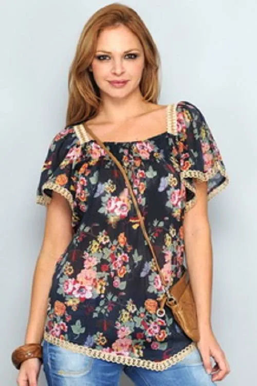 Modelos de blusas para damas casuales - Imagui