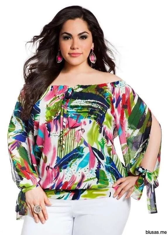 BLUSAS DE FIESTA PARA GORDITAS : PARA GORDITAS: ROPA MAQUILLAJE ...