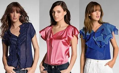 Blusas para fiestas de noche para primavera | Blusas de fiestas