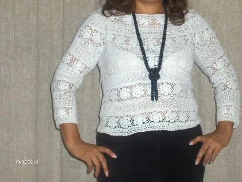 Imagen Blusa y collar de crochet - grupos.emagister.com