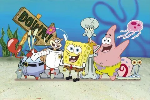  de bob esponja con sus amigos imagen de bob esponja para imprimir ...