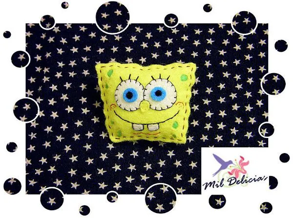 bob esponja broche | Aprender manualidades es facilisimo.