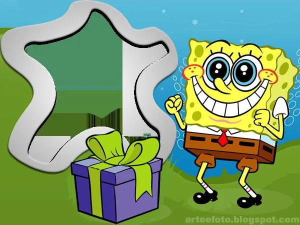 Tarjetas Bob Esponja cumpleaños - Imagui