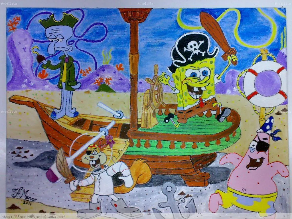 BOB ESPONJA Nº 3 FRANCISCO MENOR RUS - Artelista.