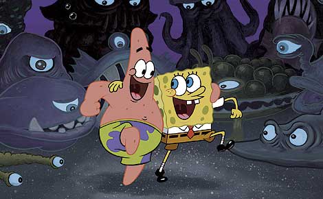 bob esponja y patricio estrella