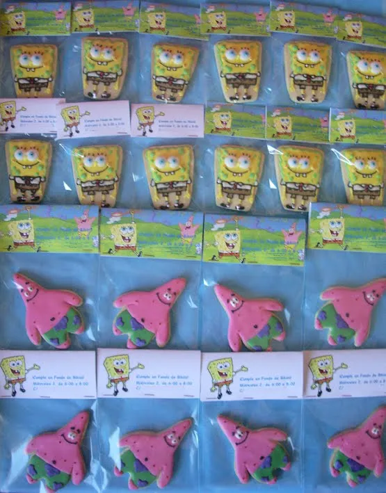  ... de Bob Esponja y alguna de Patricio. Y además preparamos otro de