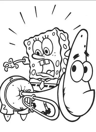 Bob Esponja sorprendido | Dibujos de Bob Esponja