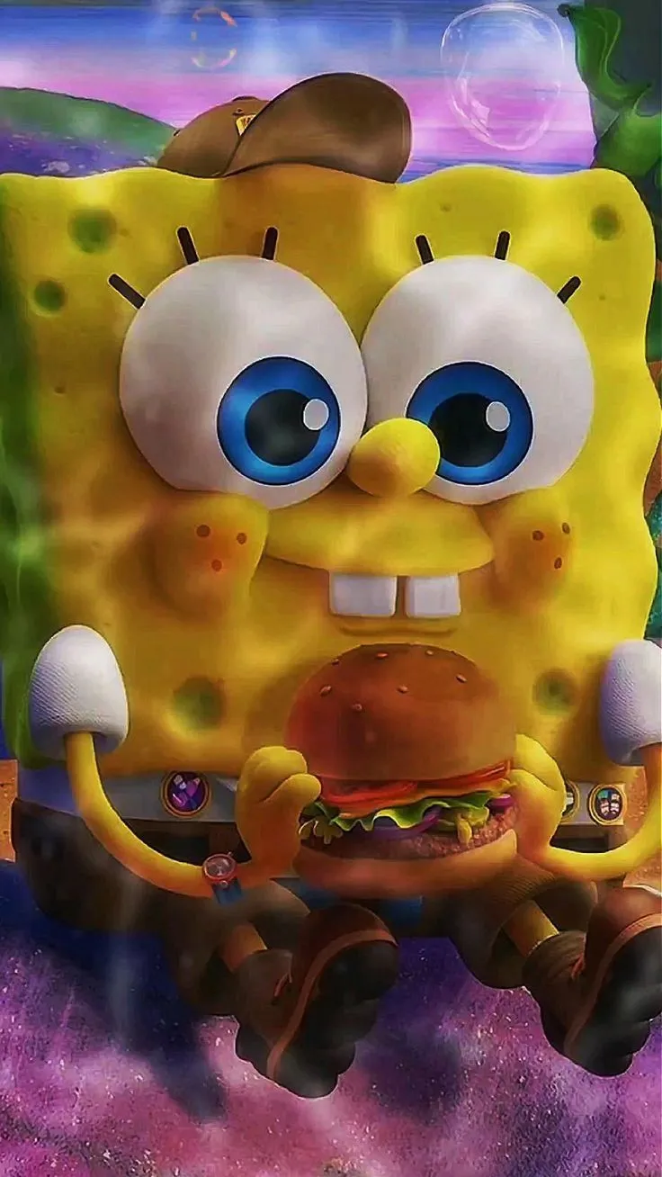 Bob Esponja - Wallpaper - Fondo animado de Tik Tok - Fondo de pantalla em  2022 | Papéis de parede em … | Galaxy wallpaper, Cartoon wallpaper, Funny  iphone wallpaper