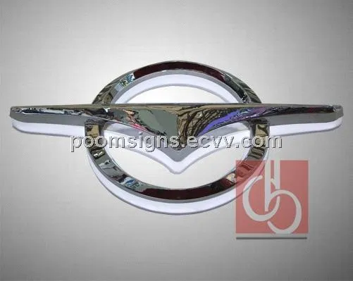 Bobang Chrome Auto Dealership Logo - China Chrome auto dealership logo