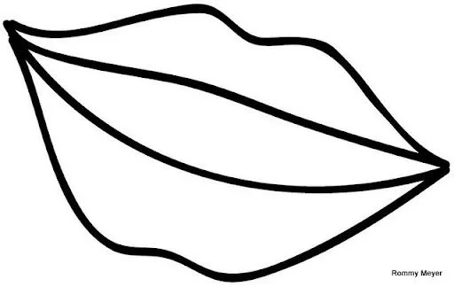 Labios para imprimir - Imagui