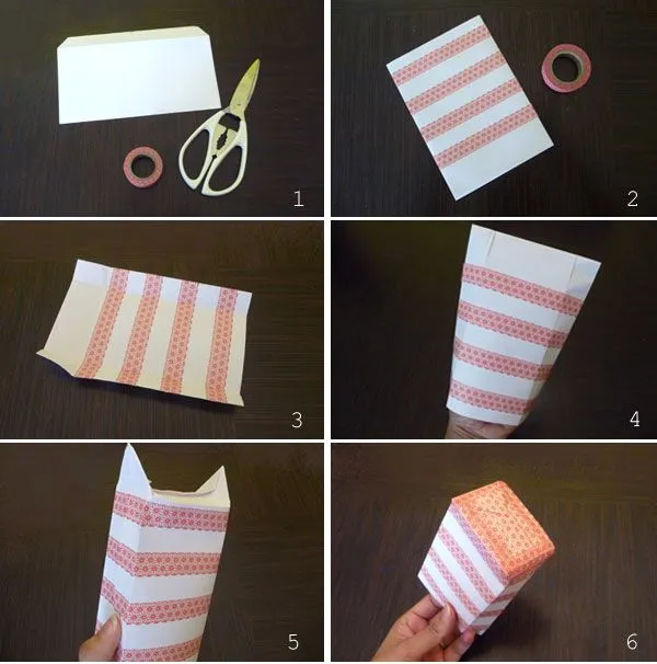 Boda Bella: DIY: Bolsitas de regalo con washi tape