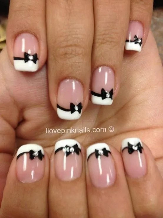 Boda Blanco Y Negro - Manicura Francesa Unique #1122179 - Weddbook