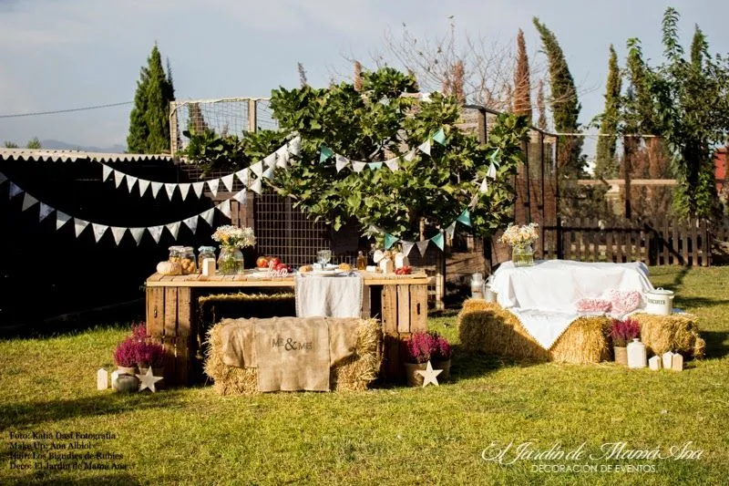 Una boda en el campo. El picnic de Inés y Raúl | El Jardín de Mamá Ana