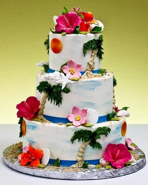BODA HAWAIANA | Luau Cakes & Tiki Treats | Pinterest
