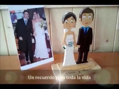 Tu boda en madera: Figuras de novios personalizadas, detalles y ...