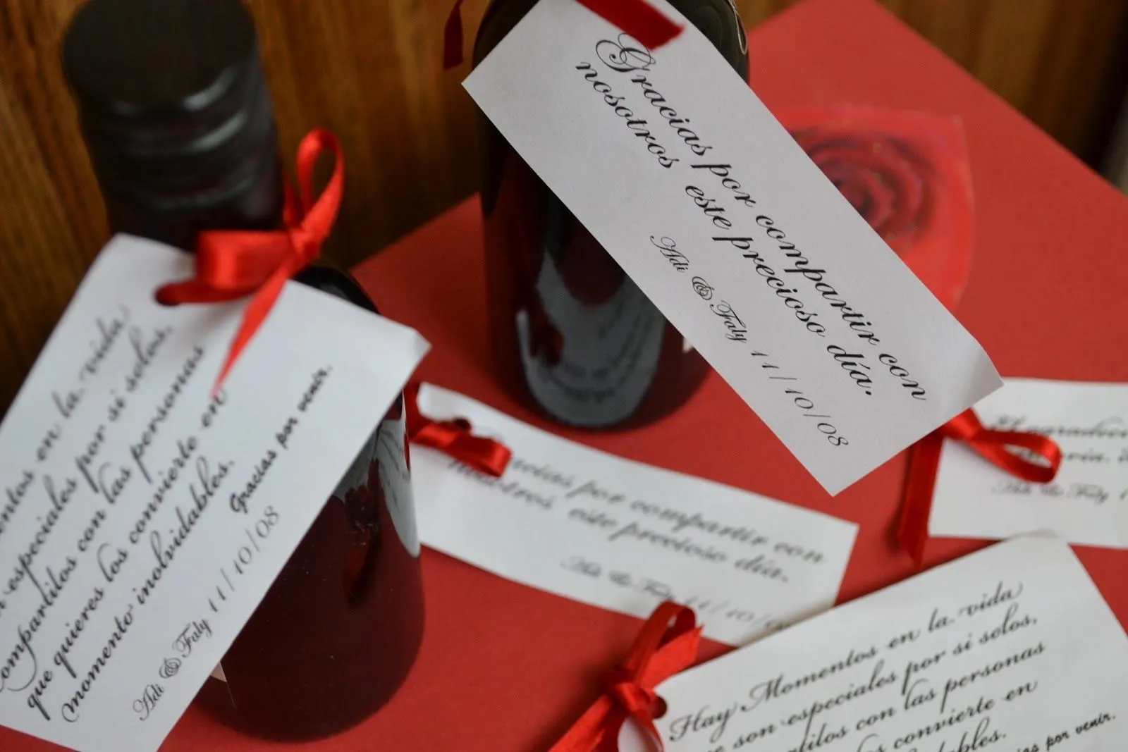 BODA Y PROTOCOLO: TARJETAS DE AGRADECIMIENTO