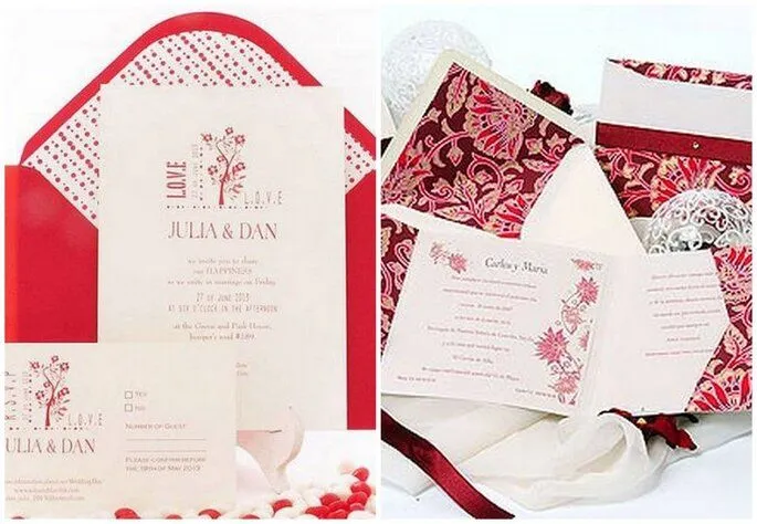 Tu boda en rojo y blanco: ideas para novias actuales