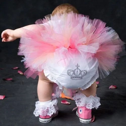 Niñas De Las Flores - Pink Tutu Vestido De Bebé #1717065 - Weddbook