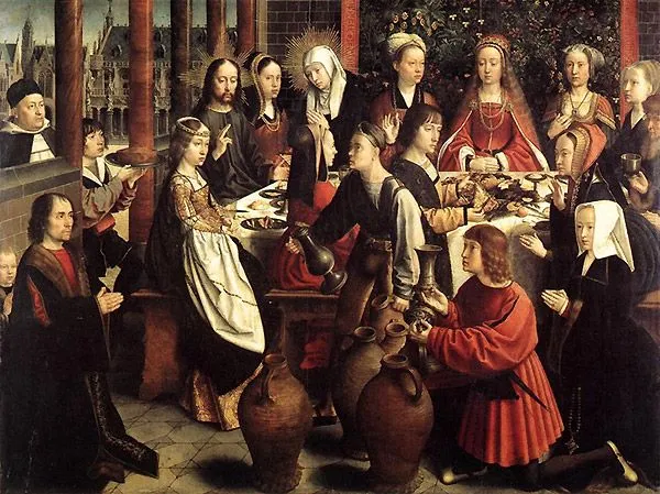 Las bodas de caná (Gerard David) | Quattrocento