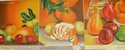 Bodegon en tríptico Mónica Martínez B. - Artelista.com