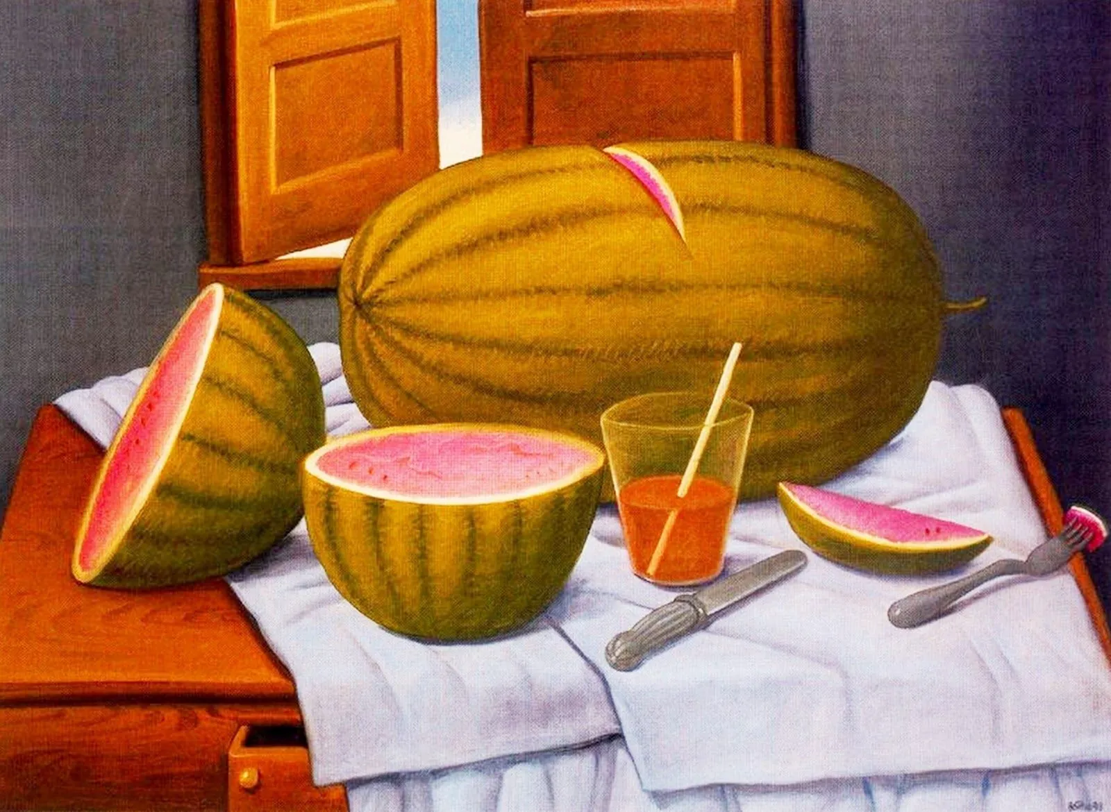 Bodegones Pintura al Óleo, de Fernando Botero | El club del arte ...