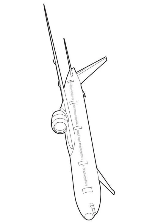 boeing 747 p Colouring Pages (page 2)