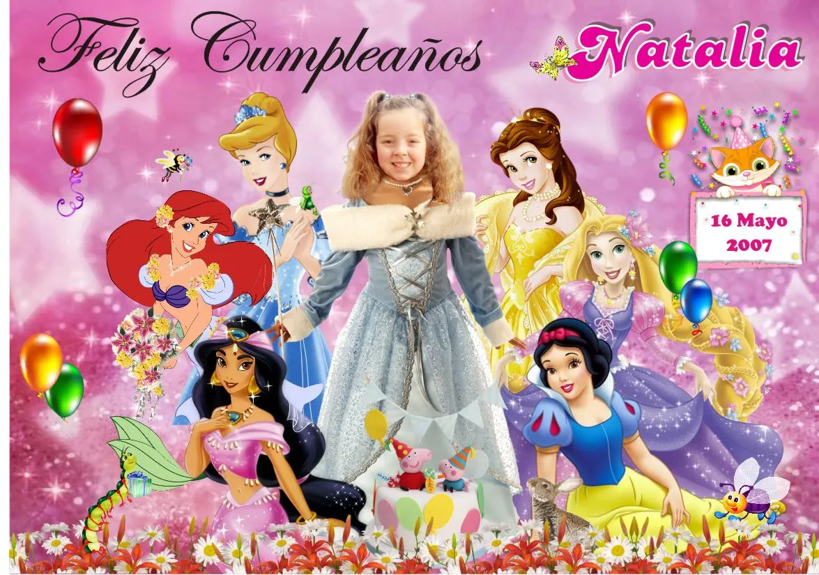 Bogue Diseño Gráfico: Poster Natalia - Princesas Disney