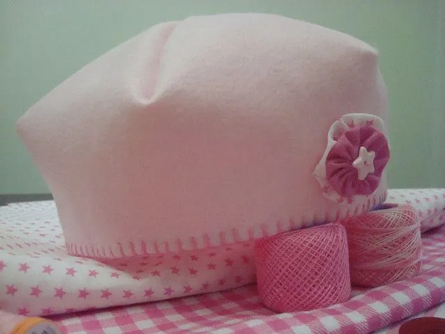 Boina para Bebe em Feltro « lilybabyshop