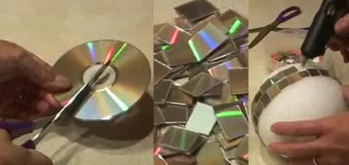 Bola Disco de CDs | Ikkaro