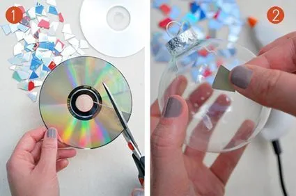 Bolas navideñas con cds | MANUALIDADES | Pinterest | Con Cd and ...