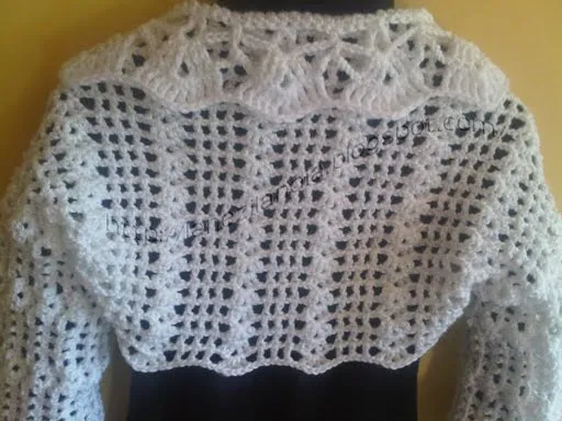 Puntos de crochet para boleros - Imagui