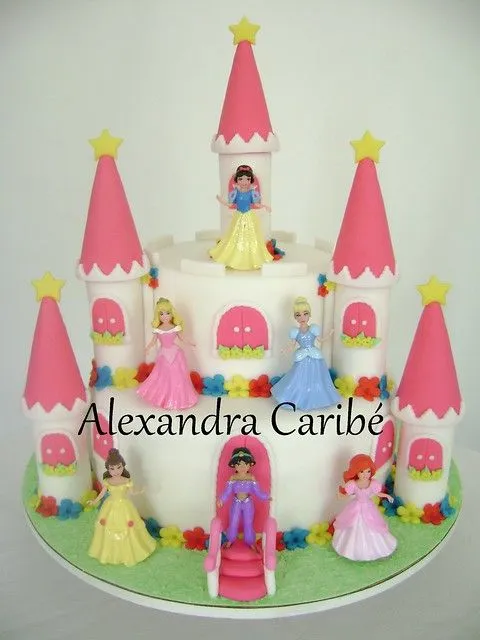 Bolo princesas disney- Disney princess cake | Flickr - Photo Sharing!