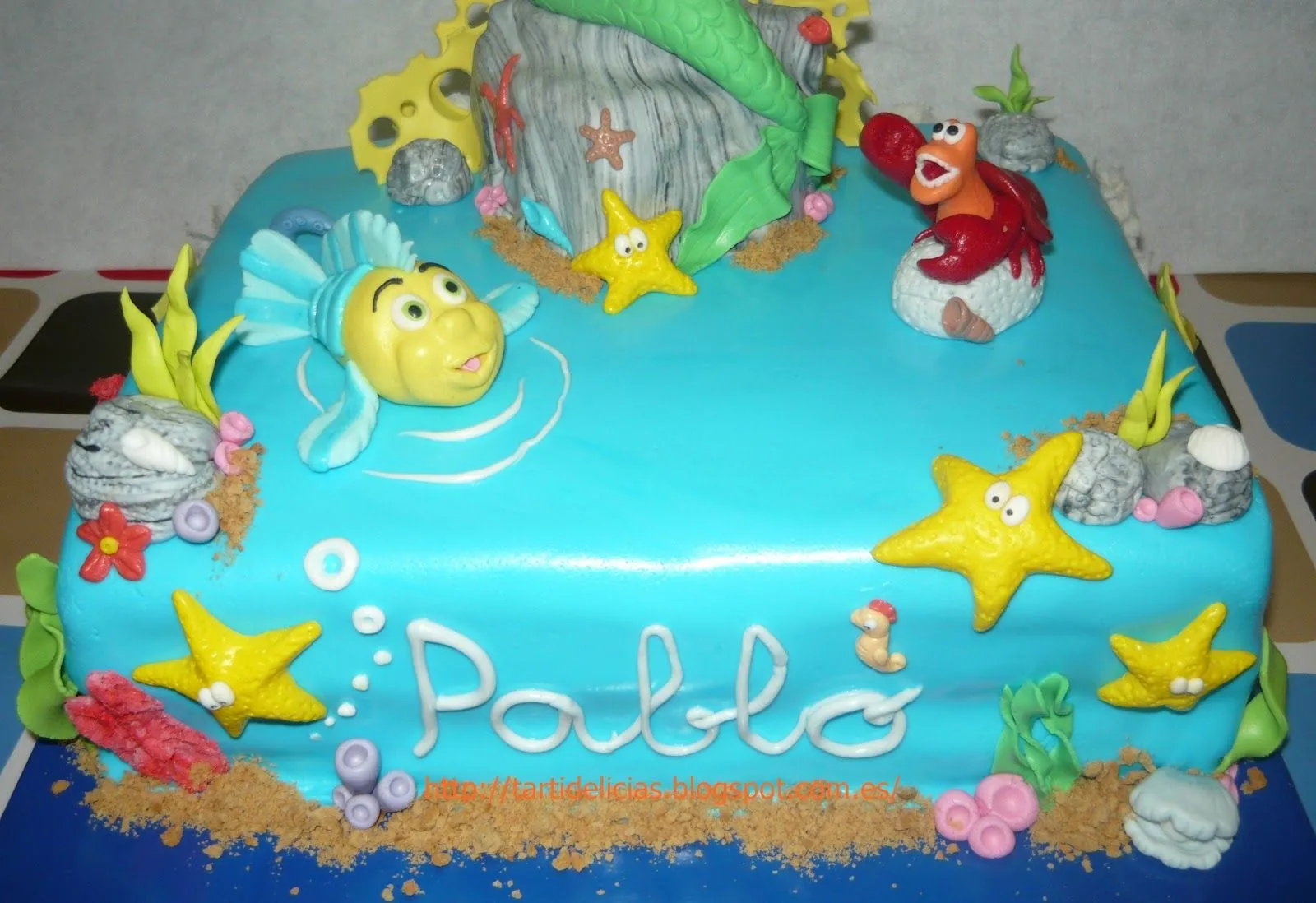 Imagenes de pasteles de la sirenita Ariel - Imagui