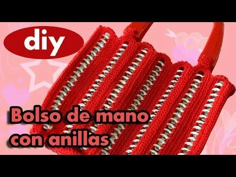 Como hacer una bolsa con anillas de lata: Bolsa de Corazones Parte ...