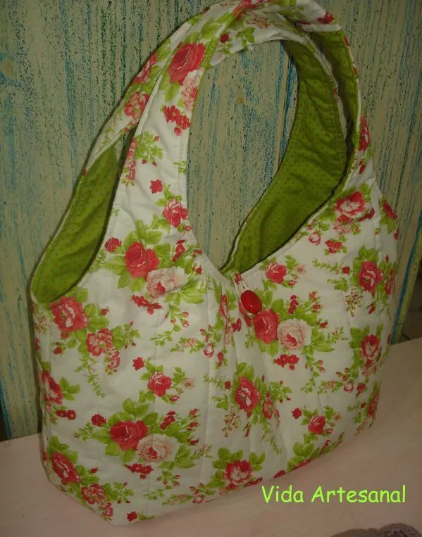 bolsa floral | VIDA ARTESANAL