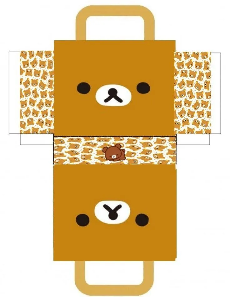 Bolsa para imprimir y Armar Kawaii De Rilakkuma | Paper doll template,  Paper toys template, Paper doll house