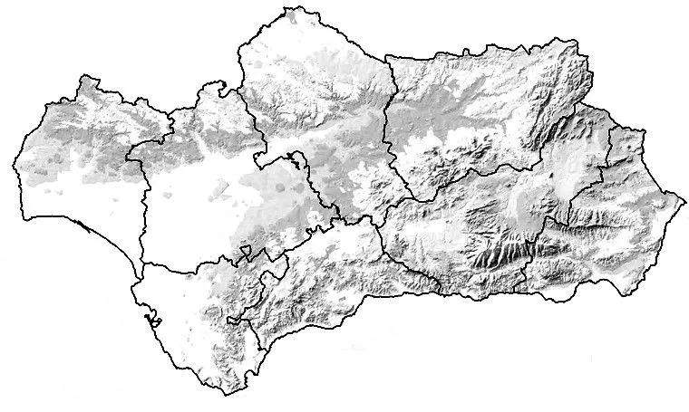 La bolsa de papel: Mapas de Andalucía para imprimir