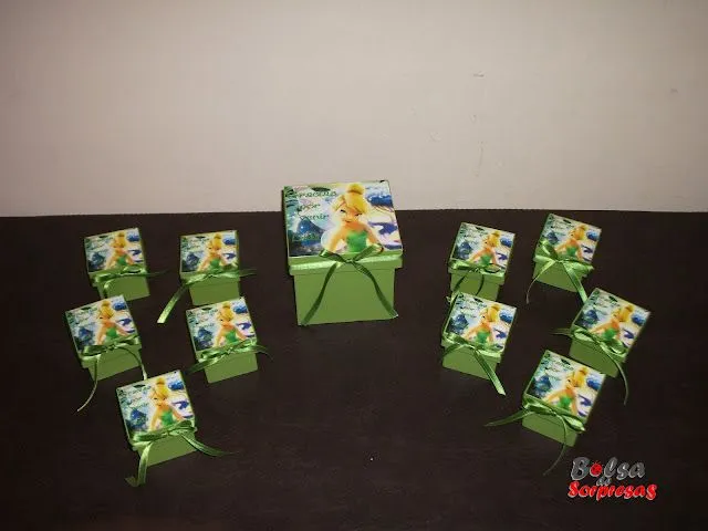 BOLSA DE SOPRESAS: GOLOSINAS Y SOUVENIRS TINKERBELL