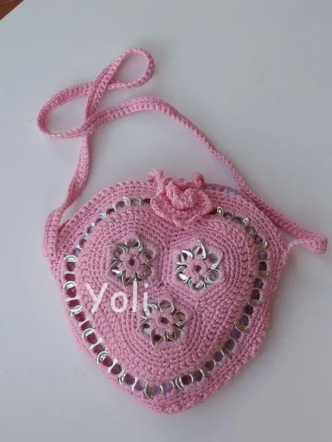 Bolsas a crochet para niñas - Imagui