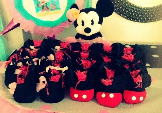 Bolsas de fieltro para dulces | Mickey & minnie | Pinterest