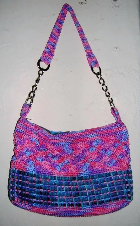 Bolsas tejidas a crochet paso a paso - Imagui