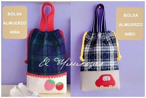 Bolsas de tela para niñas - Imagui