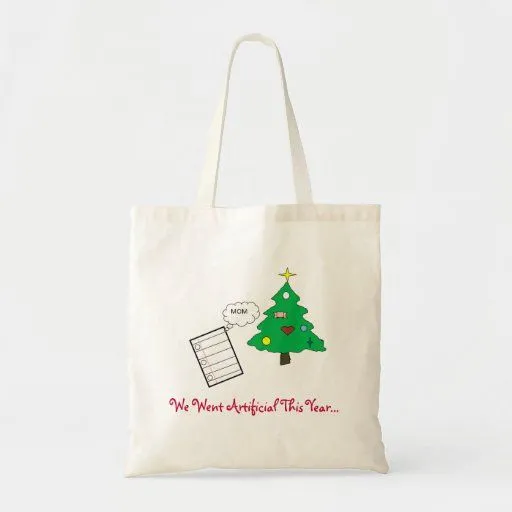 Bolso artificial del dibujo animado del árbol de n bolsa de Zazzle.