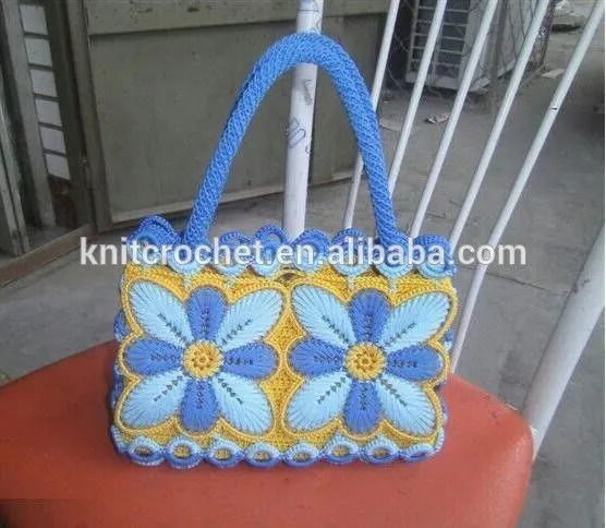 Bolso de ganchillo, Flores bolsa, Para mujer bolsos de hombro ...