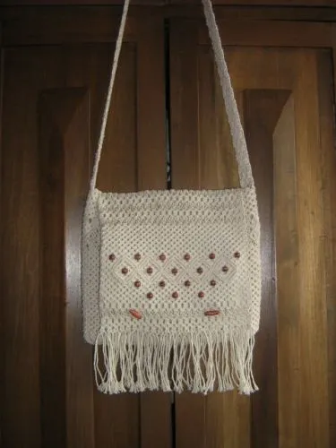 Imagen Bolso en macramé - grupos.