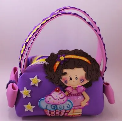 Bolsos+para+niña+foami+goma- ...